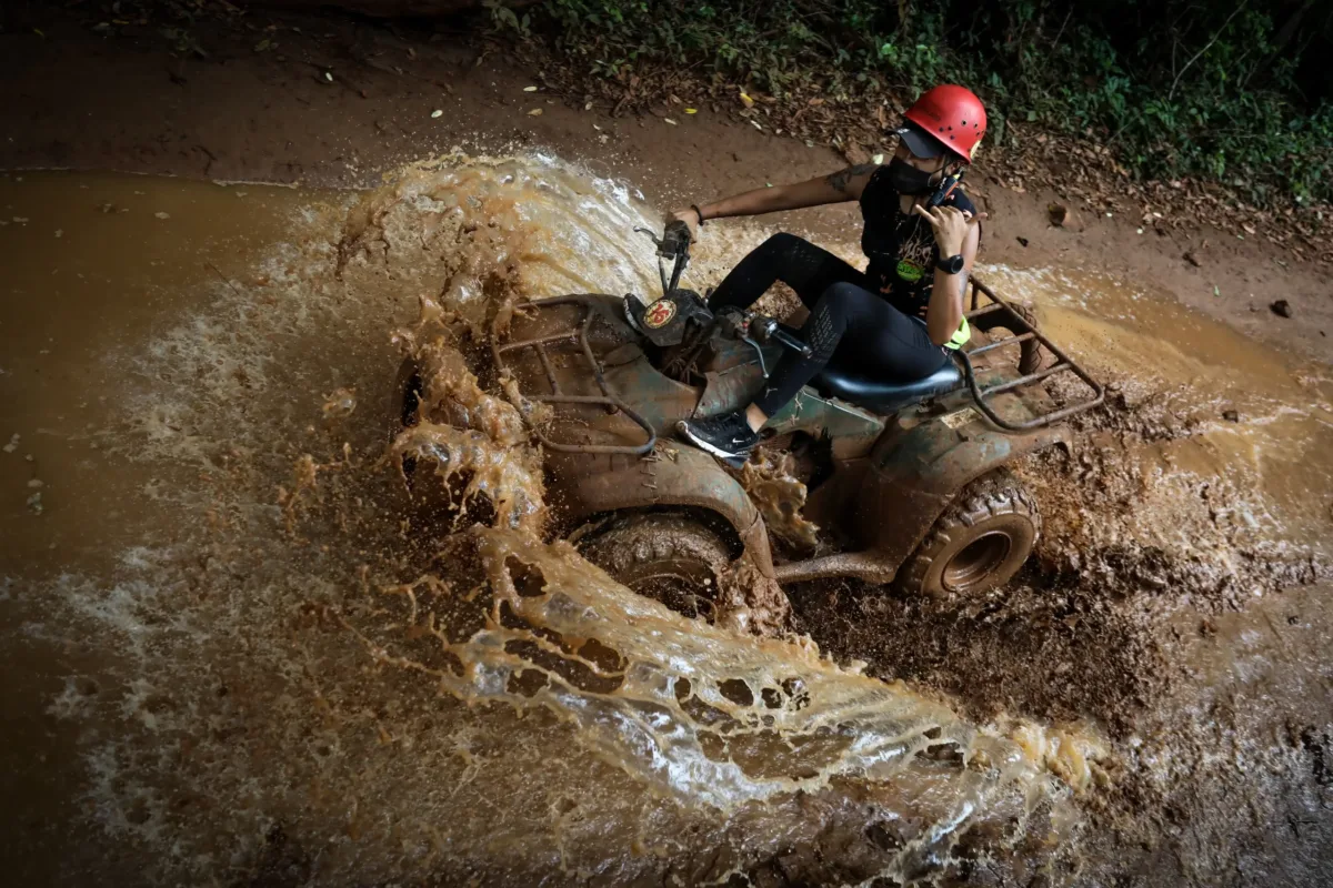 Single Rider Combo ATV, Cenote & Zip Line Tour - Image 9