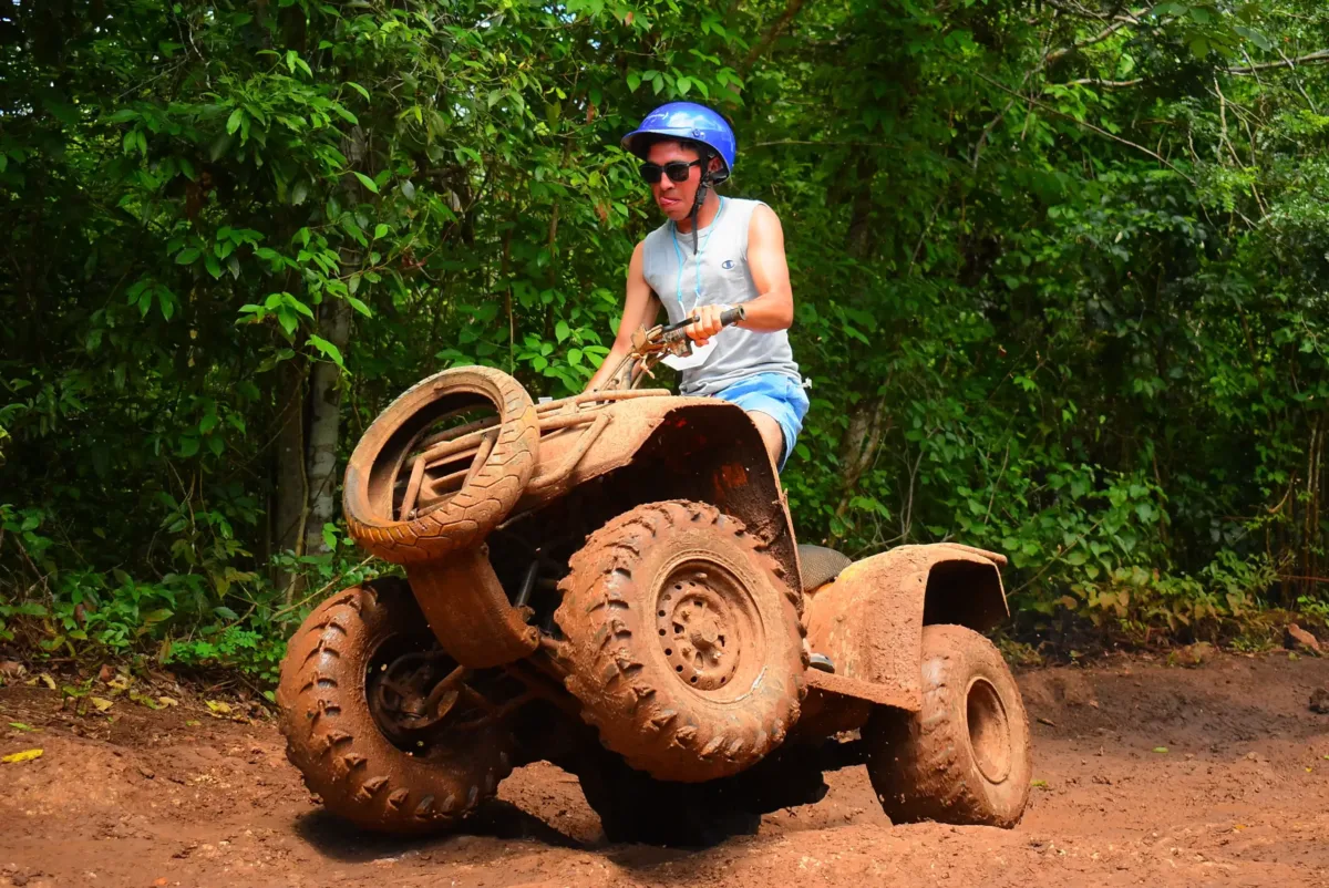 Single Rider Combo ATV, Cenote & Zip Line Tour - Image 4