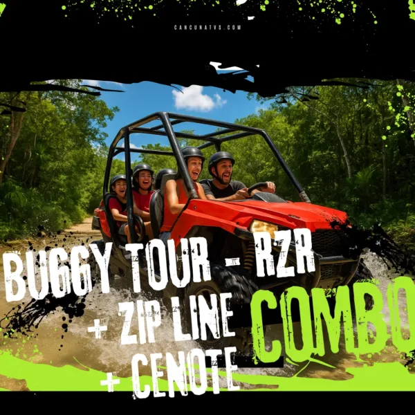 Extreme Buggy, Zipline & Cenote Adventure