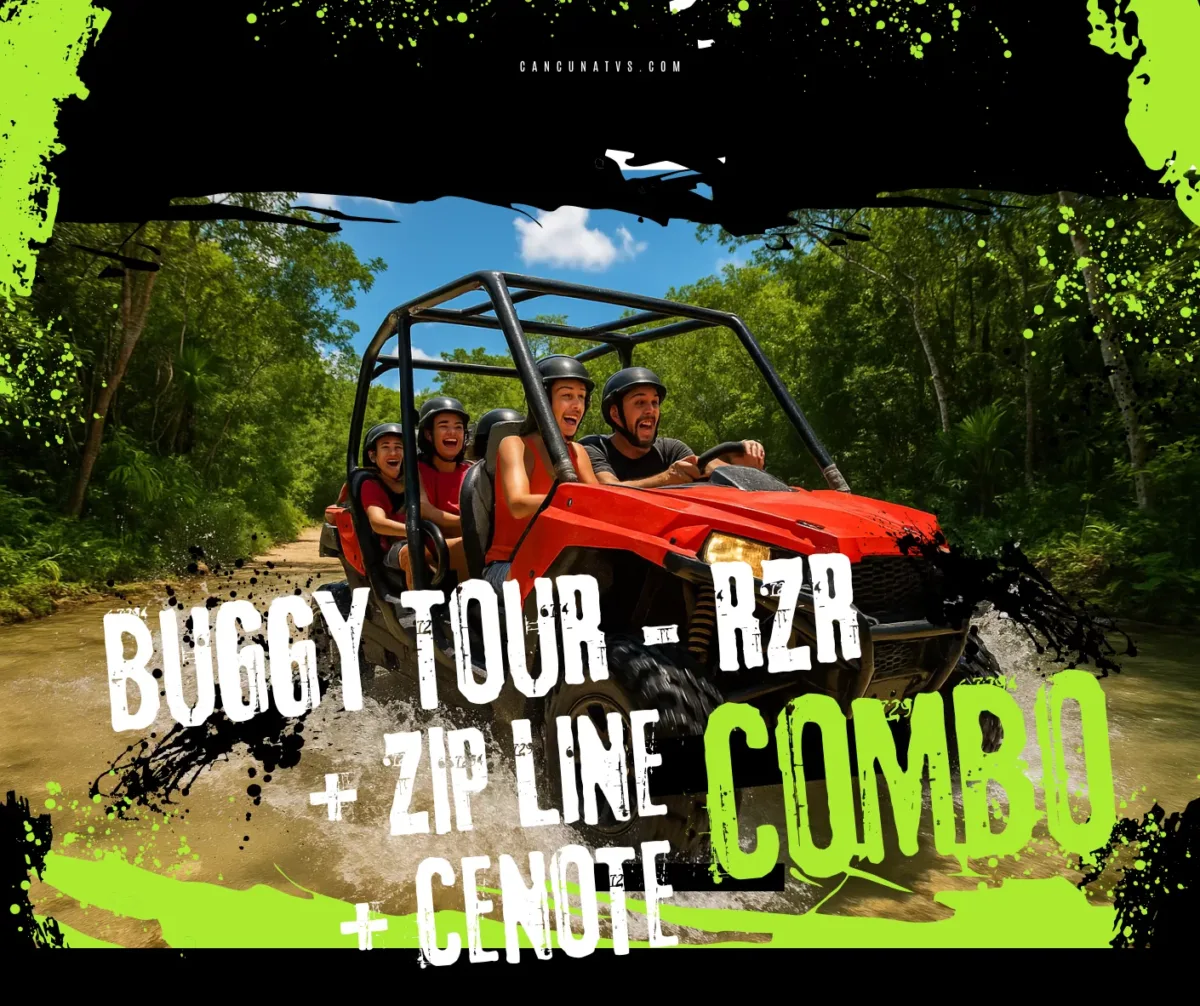 Extreme Buggy, Zipline & Cenote Adventure - Image 1