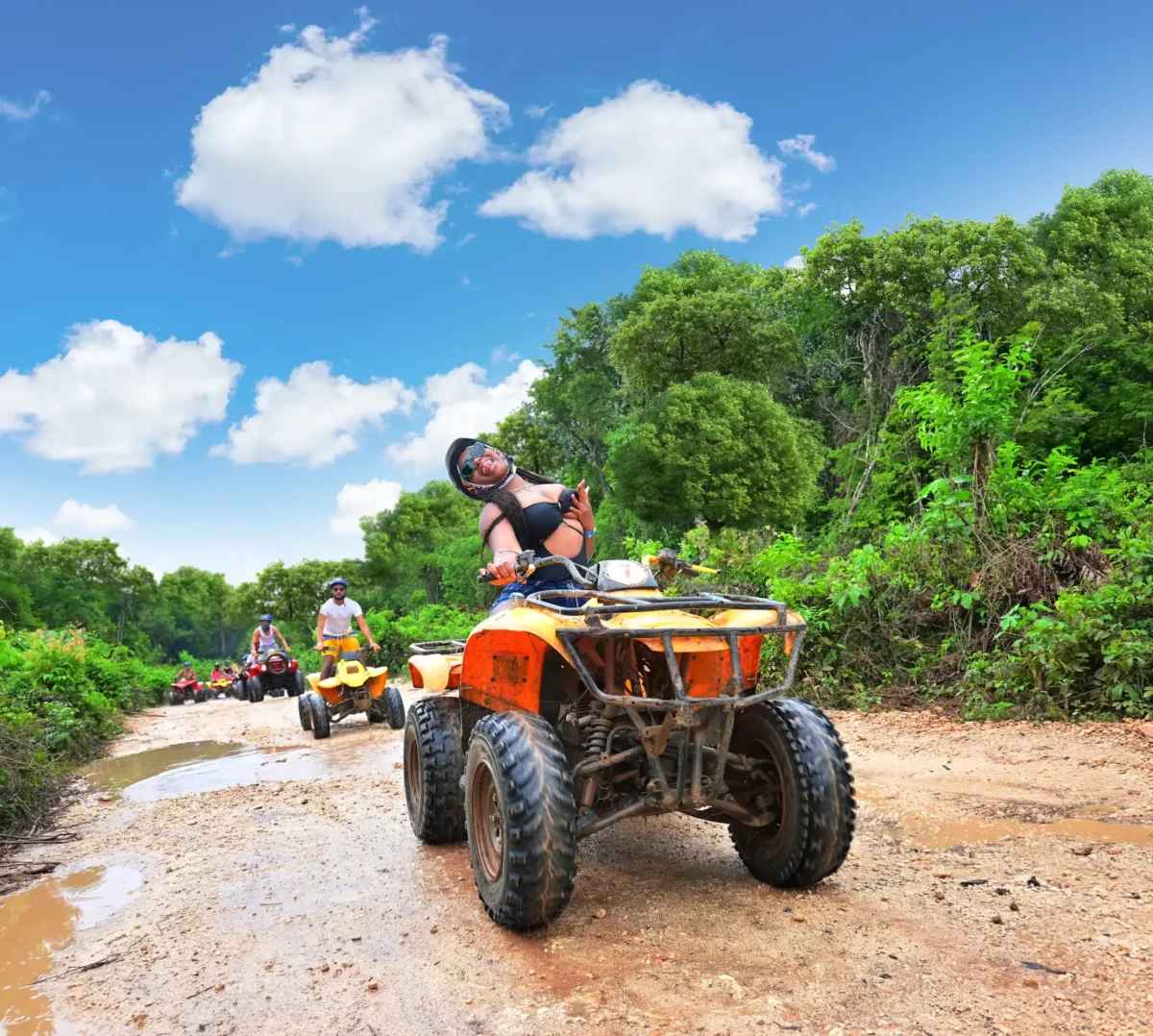 Single Rider Combo ATV, Cenote & Zip Line Tour - Image 8